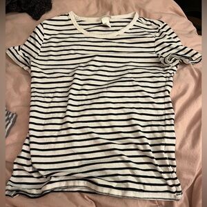 H&M Striped Black & White Shirt